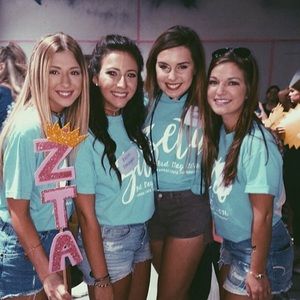 ZTA Bid Day Comfort Colors Shirt